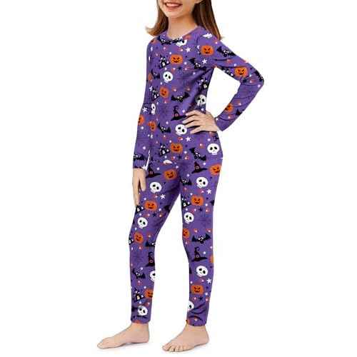 Arshiner Thermal Underwear for Kids Long Johns Girls Base Layer Top and Bottom Set