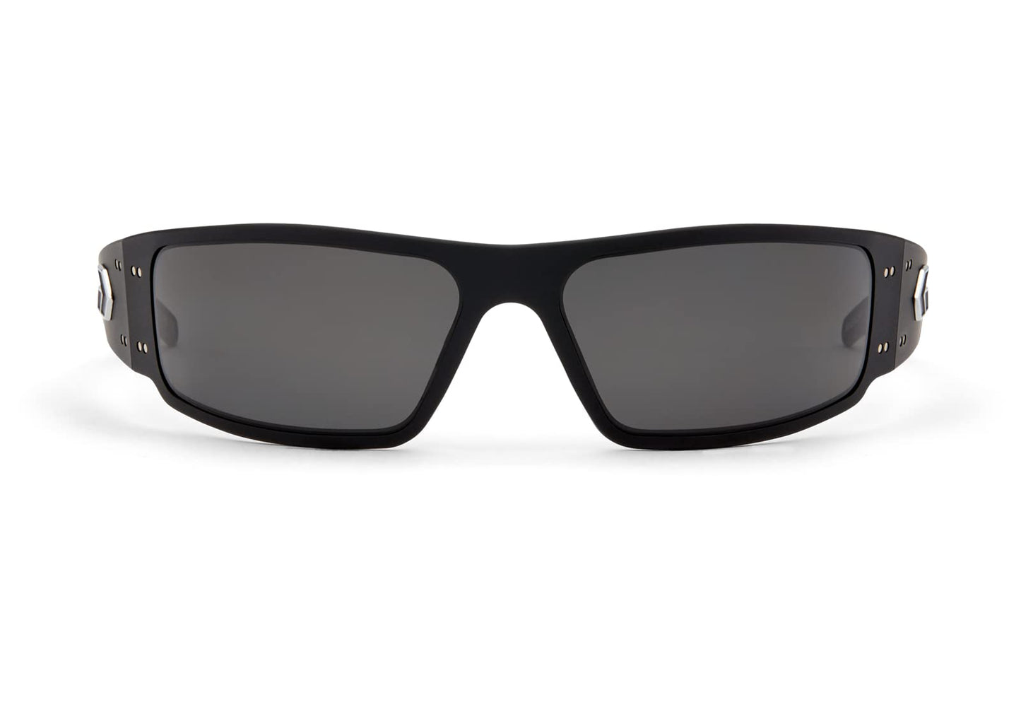 Gatorz Magnum Sunglass, Black Cerakote Frame, Silver Logo, Smoke Polarized Lens - Made in the USA - GZ-01-021