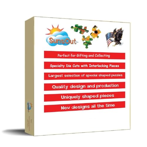 Suns Out Shaped Puzzle - Fun Kids Jigsaw Puzzle for All Ages