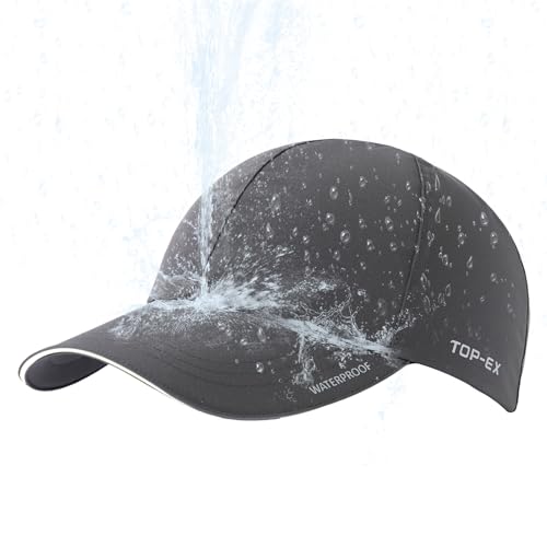Oversized XL XXL Waterproof All Weather Performance Running Cap Recycled Unstructured Baseball Hat Urban Storm
