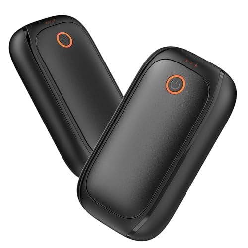 2 Pack Hand Warmers Rechargeable, Magnetic Electric Hand Warmers, 12H Max Heating Time Pocket Hand Warmers Gifts for Women Men