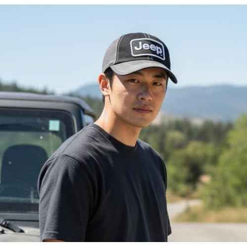 Jeep Premium Chino Twill Patch Dads Hat for Men Baseball Cap Polo Hats