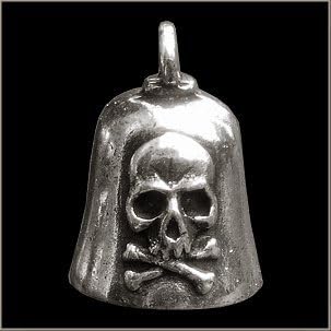Skull & Crossbones Gremlin Bell – Unique Motorcycle Accessory for Bikers