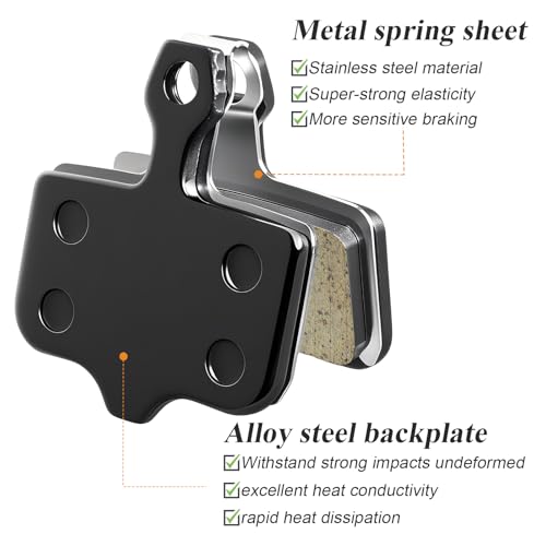 Bike Brake Pads Set with Installation Tools for MTB and Hydraulic Disc Brakes