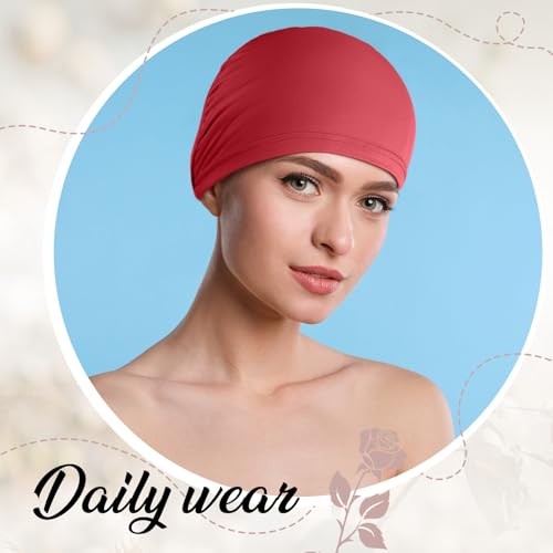 Zhengmy Soft Chemo Headwear Sleeping Cap for Women - Multiple Colors, Pack of 6