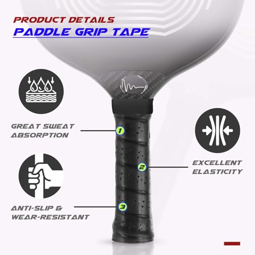 8 Pack Tennis Racket Grip Tape Overgrips Anti Slip Breathable PU Wraps