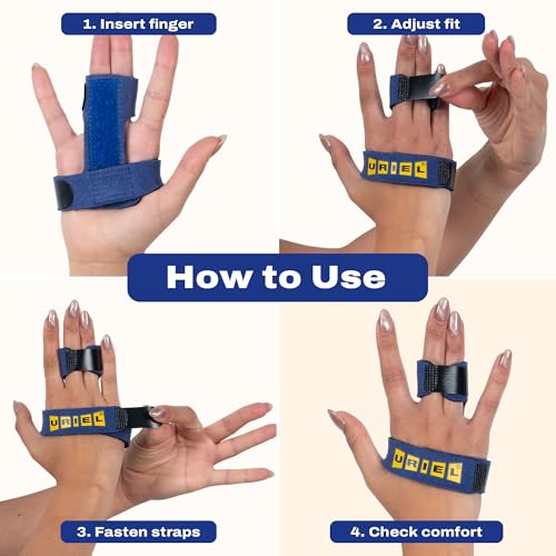 Adjustable Trigger Finger Splint for All Fingers - Support Brace for Strains & Sprains