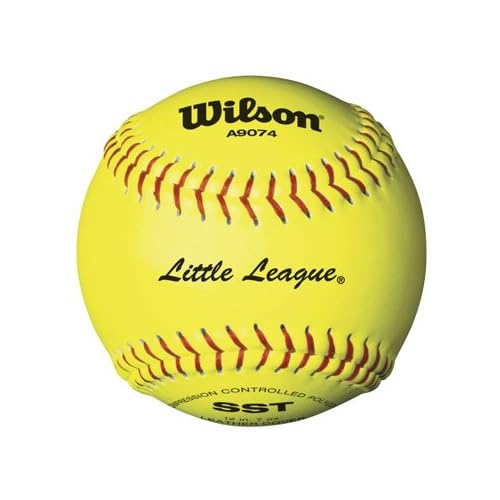 Wilson Little League Leather Polycore Softballs 1 Dozen