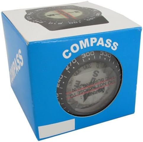 Scuba Choice Diving Deluxe Wrist Compass – 2.3” Display, Accurate Underwater Navigation, 15” Strap, Depth Rated 80m, 25° Tilt, Durable -5°C to 55°C, Made in Taiwan