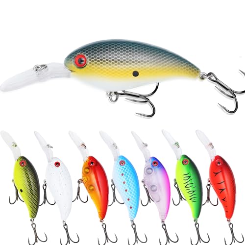 Saltwater & Freshwater Diving Crankbait Lures - Bass Trout Walleye Pike