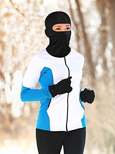 Geyoga 12-Pack Ski Mask Balaclava Full Face Cover - One Size, Black