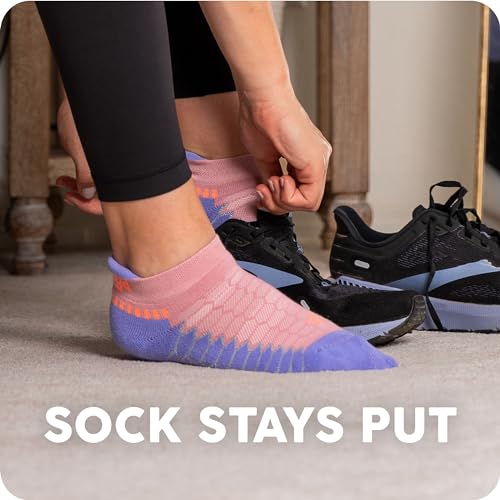 Unisex Athletic Compression Socks - Performance No Show Running Socks