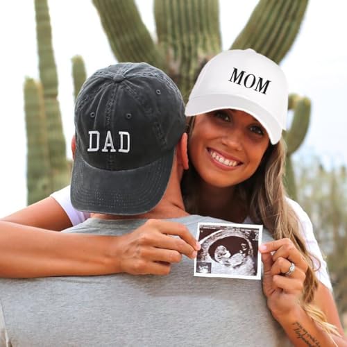 XYIYI Mama Hat for Women, White Vintage Washed Distressed Baseball Cap