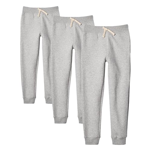 Nautica Boys Gray Fleece Jogger Sweatpants - Size 14-16, Elastic Waist