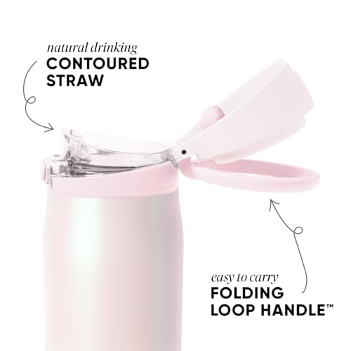 Simple Modern Water Bottle with Straw & Handle 24oz Cream — Pearl Coconut