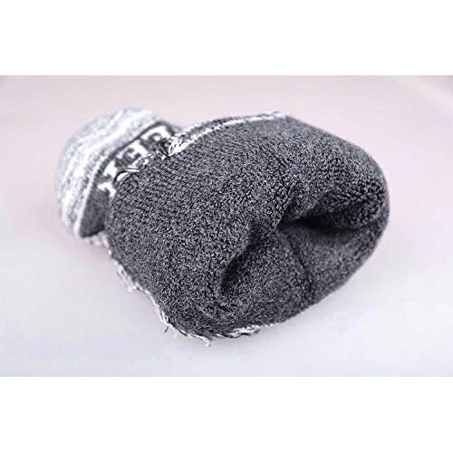 FEIDEER Men's Hiking Walking Socks, Multi-pack Wicking Cushioned Outdoor Recreation Cotton Quarter Crew Socks