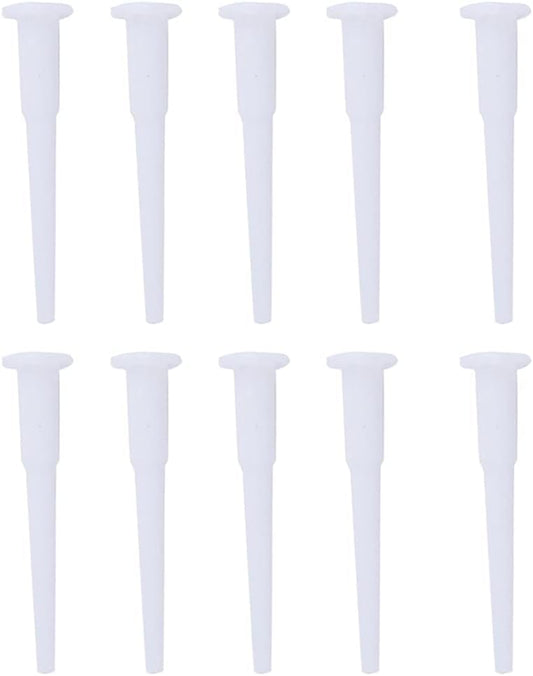 10Pcs White Exercise Ball Plug Yoga Replacement Kit Air Stopper Plug Pin Adapter for Jump Ball Sport for Fitness Yoga Ball，Easy Installation and Use Exercise Balls and Accessories Sports and Outdoors
