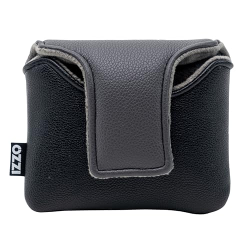 Golf Putter Headcover Mallet Gray Black Durable Magnetic Plush Fit