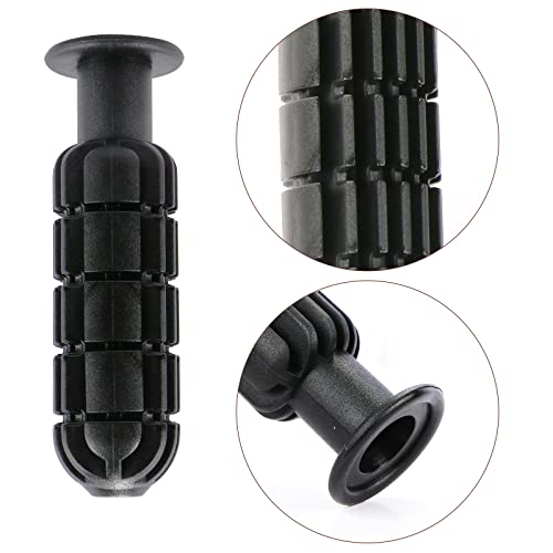 8pcs Plastic Foosball Handles Set Non-Slip Replacement Grip for Standard Table Football