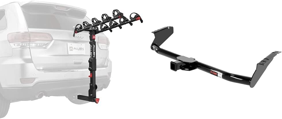 Allen Sports Deluxe Locking Quick Release 5-Bike Carrier for 2 in. Hitch, Model 552QR , Black