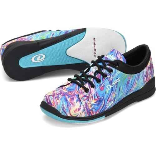 Dexter womens Bowling Shoes, Groovy Blue, 10 US