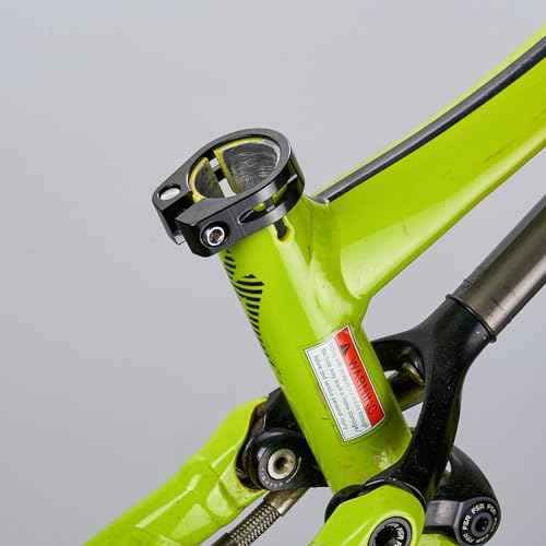 Corki Cycles Bike Seatpost Clamp 34.9mm Bike Seat Post Collar Aluminium Alloy Black