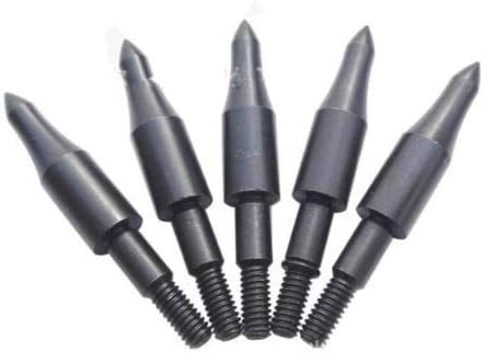 12pcs Archery Arrow Tips 75/100/125/150 Grain Field Points 5/16 inch Screw in Bullet Points Arrowheads Broadheads for Crossbow Recurve Bow Compound Bow Hunting Bow and Arrow Target Shooting Practice