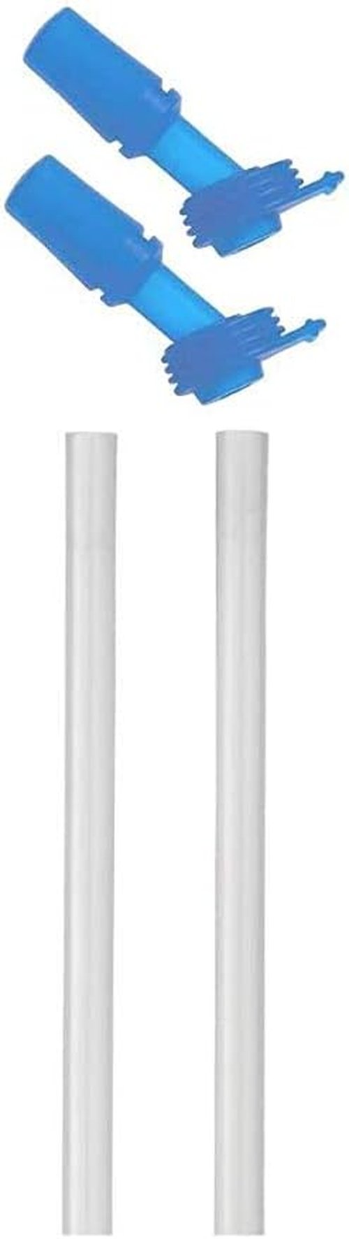 CamelBak eddy Kids Bottle Accessory 2 Bite Valves/2 Straws, Ice Blue - Replacement eddy Kids Bottles