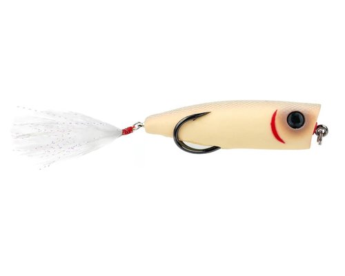 SNAG PROOF Zoo Pop Topwater Super Soft Hollow Body Lure | 3/8 oz, Bone