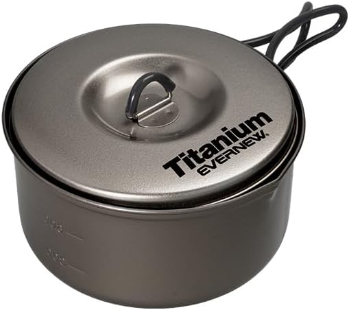 Evernew Titanium Non-Stick Pot Set, Small, Black