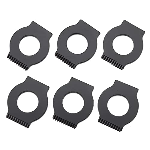 6 PCS Ferro Rod Striker Set with Serrated Scraper for Survival Camping Hiking