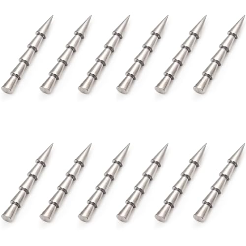 1/16 oz Tungsten Nail Weights for Neko Wacky Rig Fishing - 12 pcs