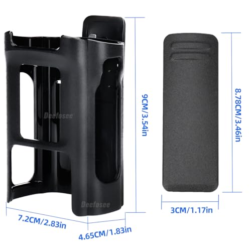 BAOFENG DM32/UV32 Radio Holster, Walkie Talkie Belt Holder Case UV-32 Belt Holder For DM32 UV32 Walkie Talkie Holder Duty Belt Accessories Portable Travel Camping Storage
