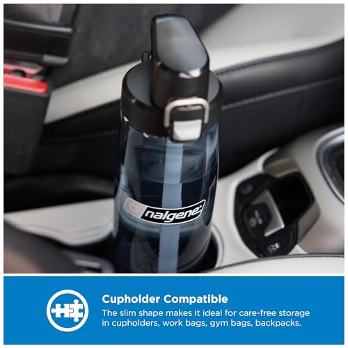 Nalgene 24 oz FreshFlow Straw Water Bottle - Blue Aqua