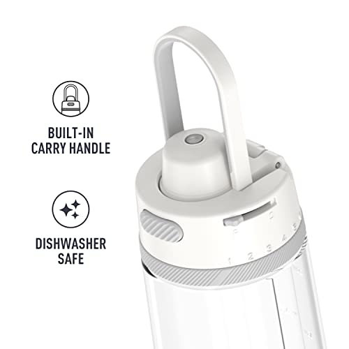 24 Ounce Hydration Bottle with Leak-Proof Spout - Sleet White - Thermos Alta Series