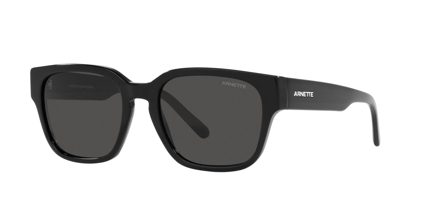 Arnette AN4294 Type Z Square Sunglasses, Black/Dark Grey, 54 mm