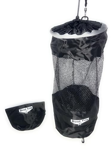 Slim Line Reusable Mesh Boat Trash Bag with Drawstring - 1 Pack