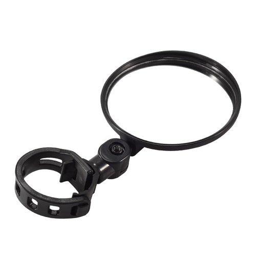Black Bike Mirror 360 Degree Rotatable Handlebar Rearview Bike Mirrors Shockproof Wide Angle Acrylic Convex Safety Mirror for Most Mountain Road Bike,Bike Mirrors Accessories