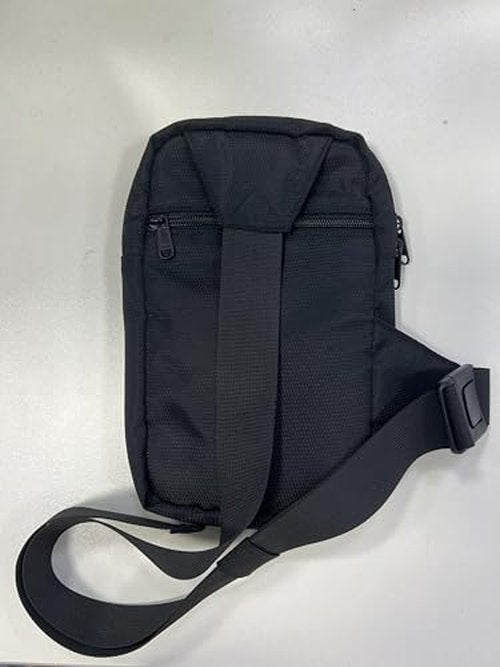 WATERFLY Mini Sling Crossbody Bag: Dual Pocket Small Shoulder Bag Lightweight Casual Phone Chest Bag Daypack for Travel