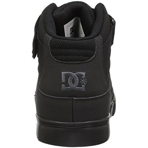 DC Shoes Unisex-Child Pure High Top Ev Skate Shoes with Ankle Strap and Elastic Laces
