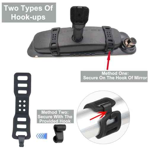 4-Pack Bike Silicone Band,Bicycle Handle Bars Elastic Strap Bandage,Mount Band Holder for Fixing Tail Light,Recorder