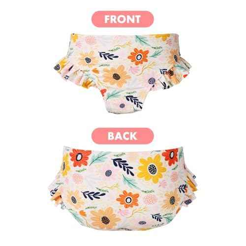 Girls Swimsuit,Toddler Girls Bathing Suit Long Sleeve Rush Guard Swimwear,UPF 50+ Quick Dry Summer Beach Swimsuit