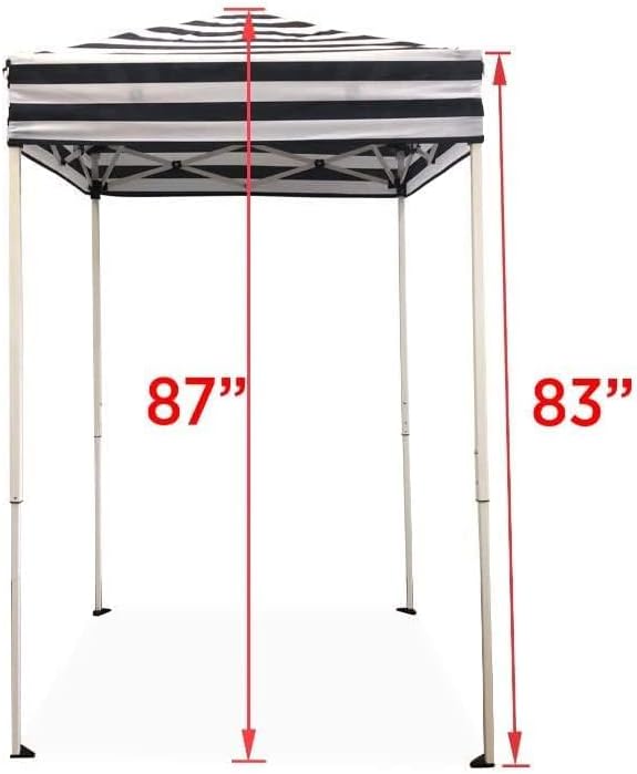 Impact Canopy 4' x 4' Portable Dressing Room, Pop Up Portable Changing Room, Navy Blue / White