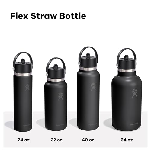 40 Oz Insulated Stainless Steel Water Bottle with Leakproof Straw Lid