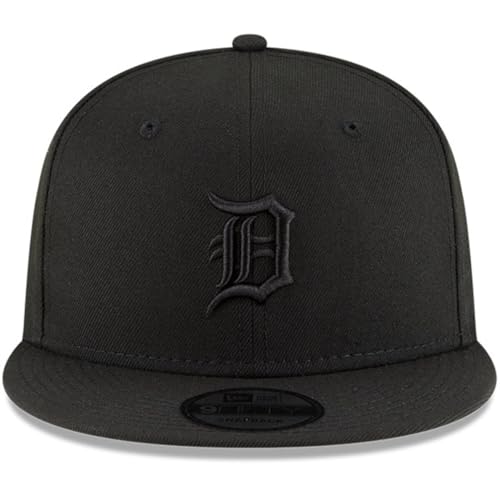 Detroit Tigers MLB Black 9FIFTY Snapback Baseball Cap - Adjustable Team Hat