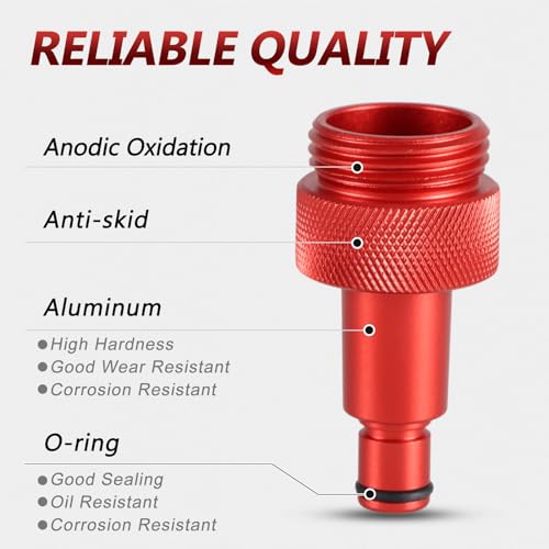 Aluminum Flush Adapter for Watercraft with O-Rings - SeaDoo Replacement Part