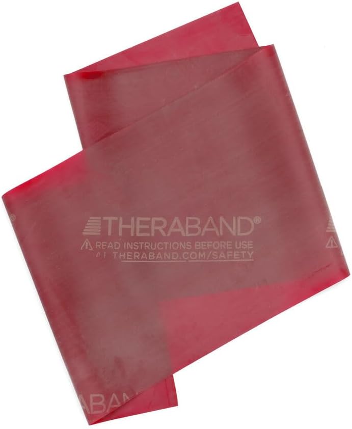 THERABAND Professional Resistance Bands - 5ft Latex Elastic for Home Workouts, Rehab & Pilates (15/30 Count)