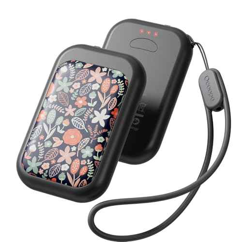 OCOOPA Magnetic Rechargeable Hand Warmers 2 Pack, Card-Style Electric AI Hand Warmers 5000mAh, Pocket Portable Hands Heater, UL Certified, for Men Women, Hunting Essentials, UT4 Young