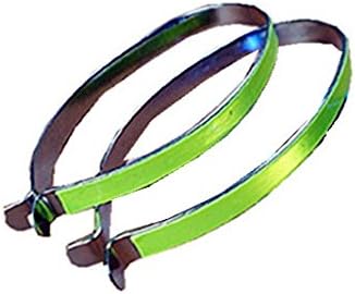 Fonder Mols Bicycle Safety Metal Pants Clips - Upgraded Leg Bands (1 Pair)