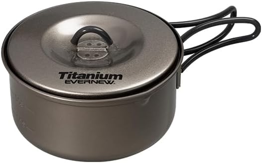 Evernew Titanium Non-Stick Pot Set, Small, Black